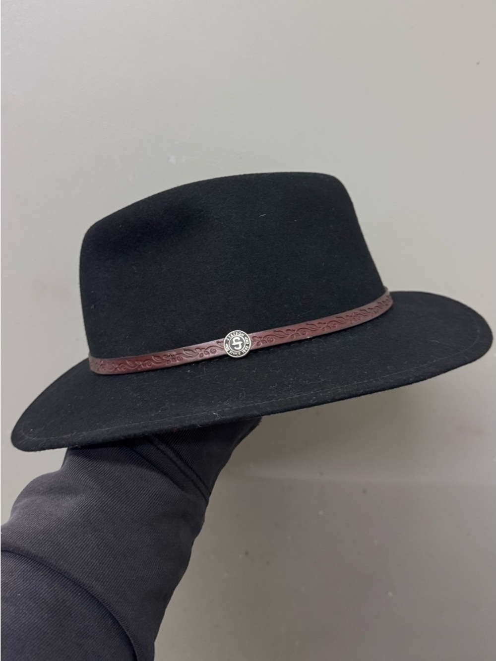 Stetson CROMWELL CRUSHABLE WOOL FELT FEDORA HAT MENS SIZE XL
